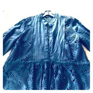 Gorgeous Linen Lace Tunic